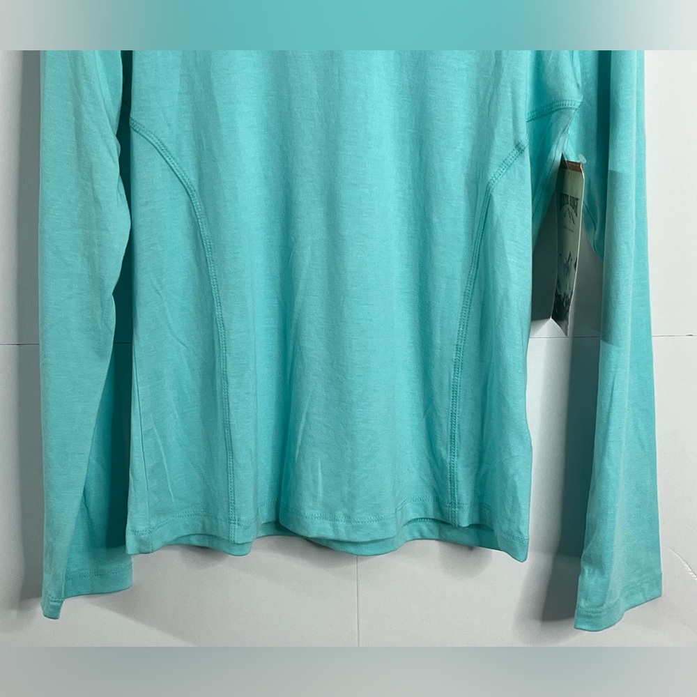 Rustic Ridge Women’s M Aruba Blue Long Sleeve Shirt Quick Dry Moisture Wicking - Picture 12 of 14